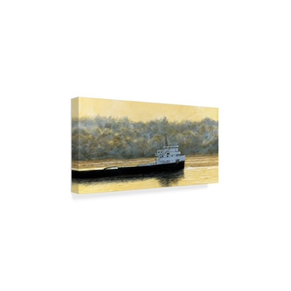 John Morrow 'Up The Hazy River ' Canvas Art,12x24
